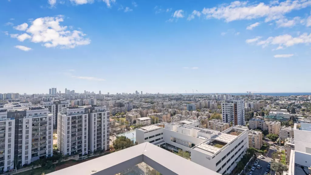 Magnifico attico 5 locali in vendita, vista panoramica sul mare, Tel Aviv