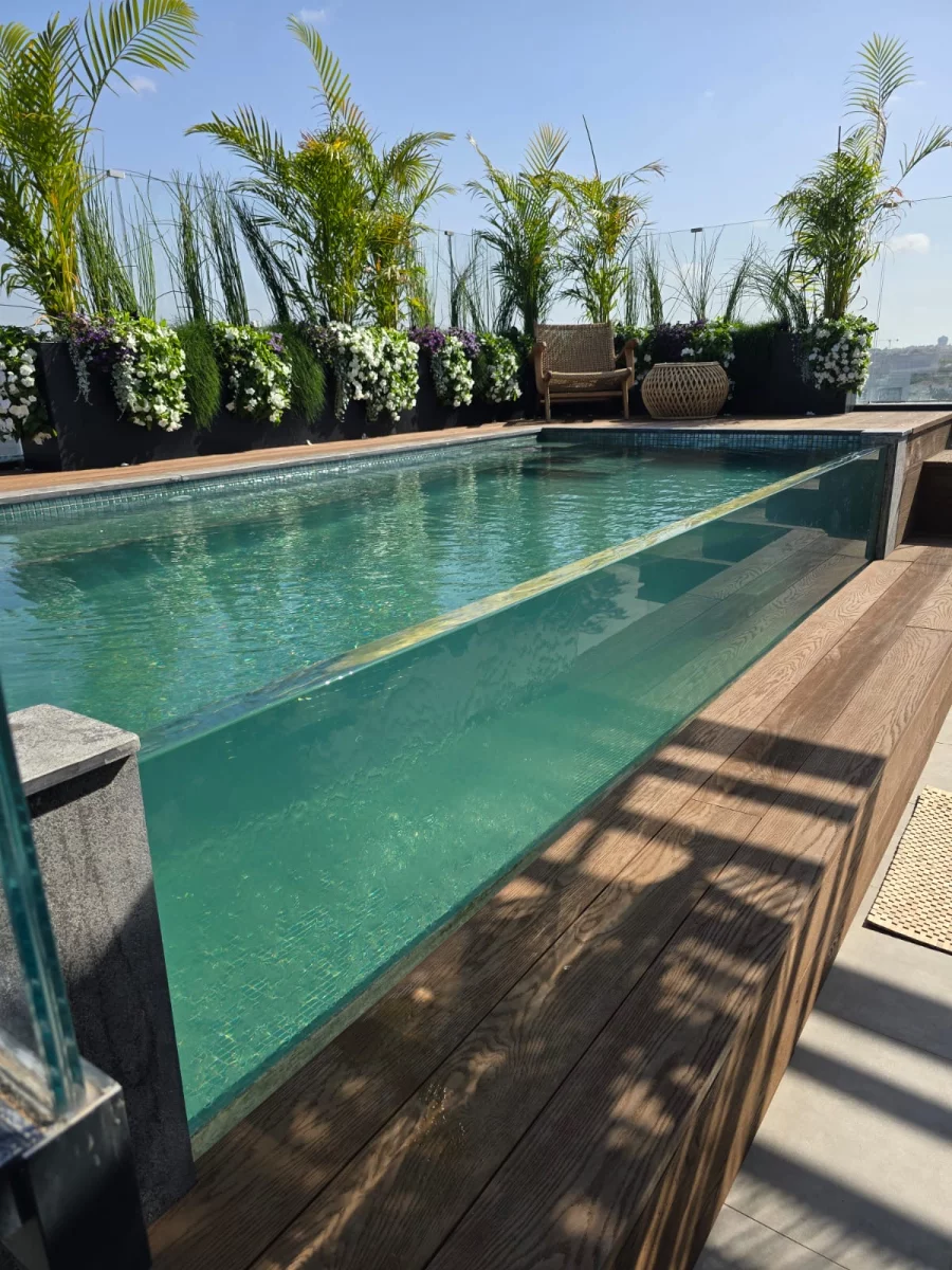 Magnifico attico duplex da sogno con piscina privata in vendita nel cuore di Raanana